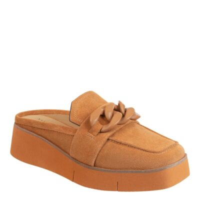 NAKED FEET  Elect In Camel Platform Mules