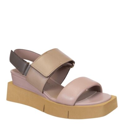 NAKED FEET  Paradox In Ecru Wedge Sandals