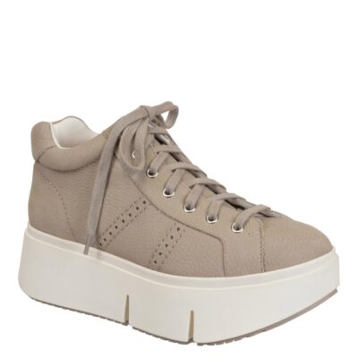 NAKED FEET  Essex In Greige Platform High Top Sneakers