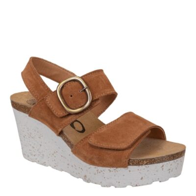 OTBT  Peasant In Camel Wedge Sandals