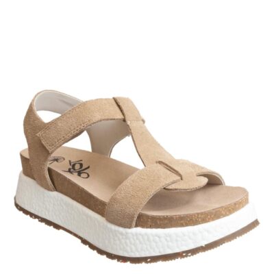 OTBT  Mend In Beige Platform Sandals