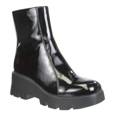 NAKED FEET  Xenus In Black Platform Ankle Boots