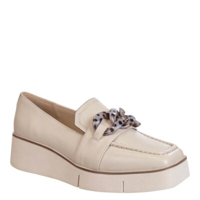 NAKED FEET  Privy In Chamois Platform Loafers