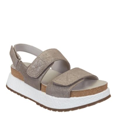 OTBT  Wandering In Silver Platform Sandals