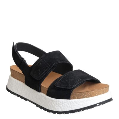 OTBT  Wandering In Black Platform Sandals