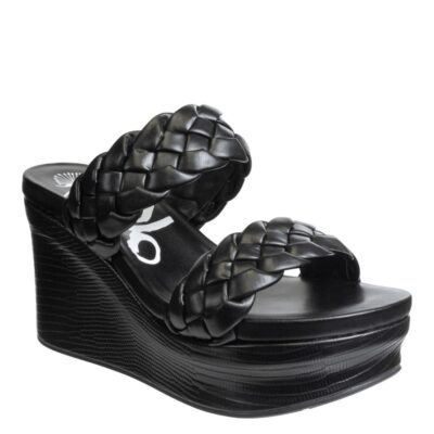 OTBT  Fluent In Black Wedge Sandals