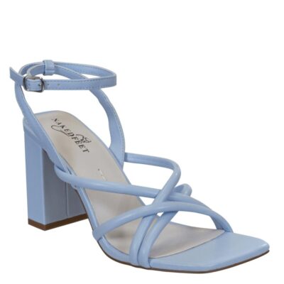 NAKED FEET  Mood In Light Blue Heeled Sandals