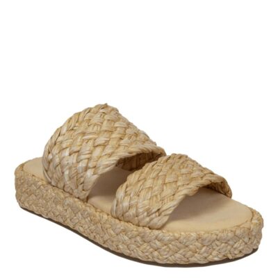 NAKED FEET  Santorini In Raffia Espadrille Sandals