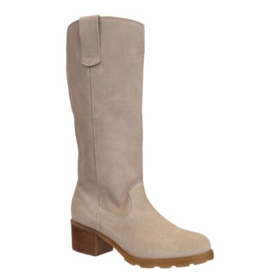 OTBT  Tallow In Beige Heeled Mid Shaft Boots